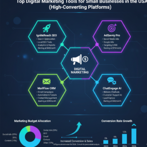 Top Digital Marketing Tools for Small Businesses in the USA (High-Converting Platforms)