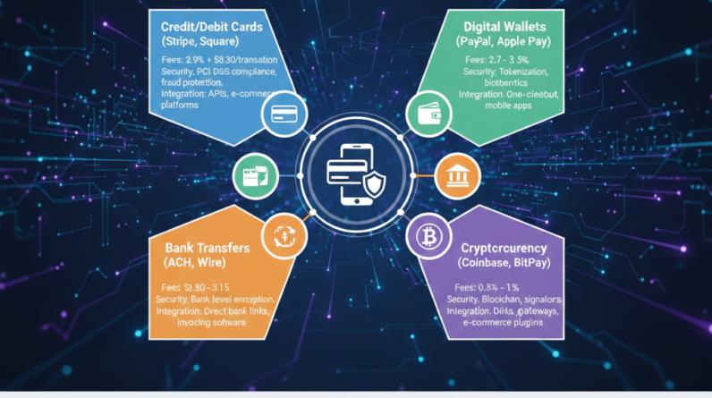 Digital Payment Solutions for Online Businesses in the US (Fees, Security & Integration)