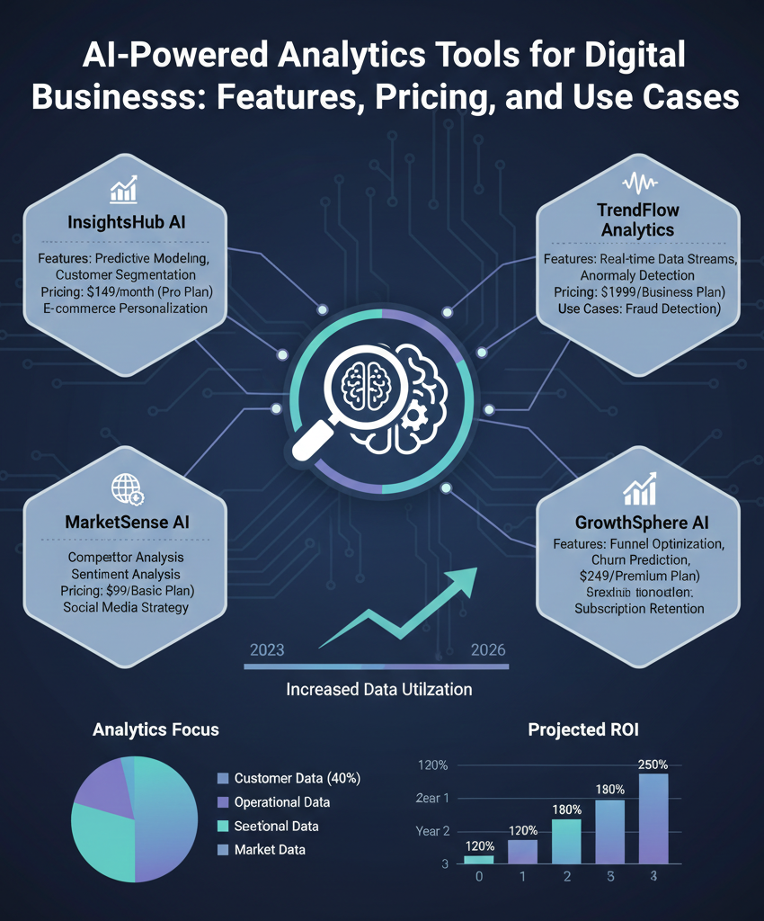 ai analytics, predictive analytics, data insights, business intelligence, machine learning, analytics software, digital transformation, data governance, real time dashboards, natural language query, ai tools, business strategy, data driven decisions, customer analytics, finance analytics, marketing analytics, enterprise software