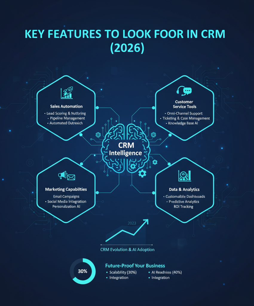Key Features to Look For in CRM (2026)