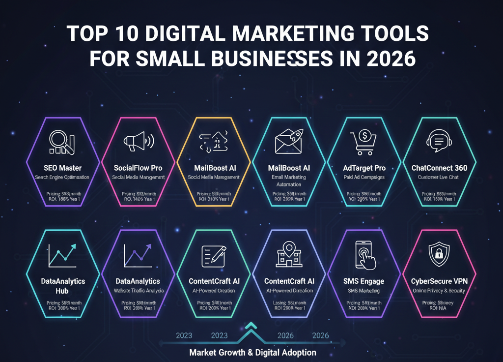 Top Digital Marketing Tools for Small Businesses in 2026