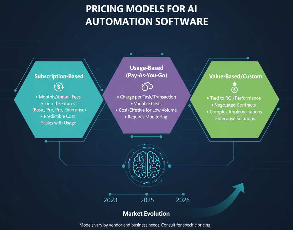 Pricing Models for AI Automation Software