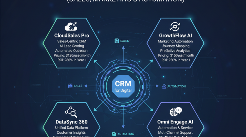Best CRM Software for Digital Companies in 2026 (Sales, Marketing & Automation)